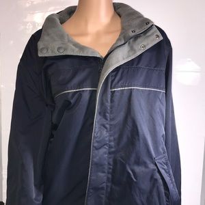 Nautica Jacket Size Men’s XL Reversible Navy Blue